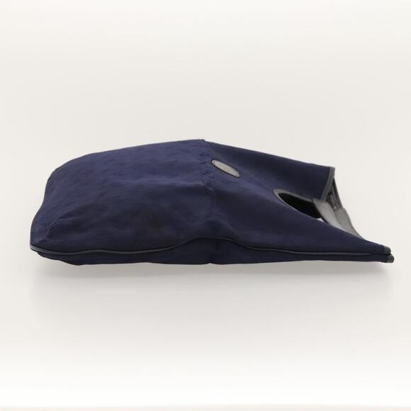 CELINE C Sulky Hand Bag Canvas Navy - Picture 4 of 12